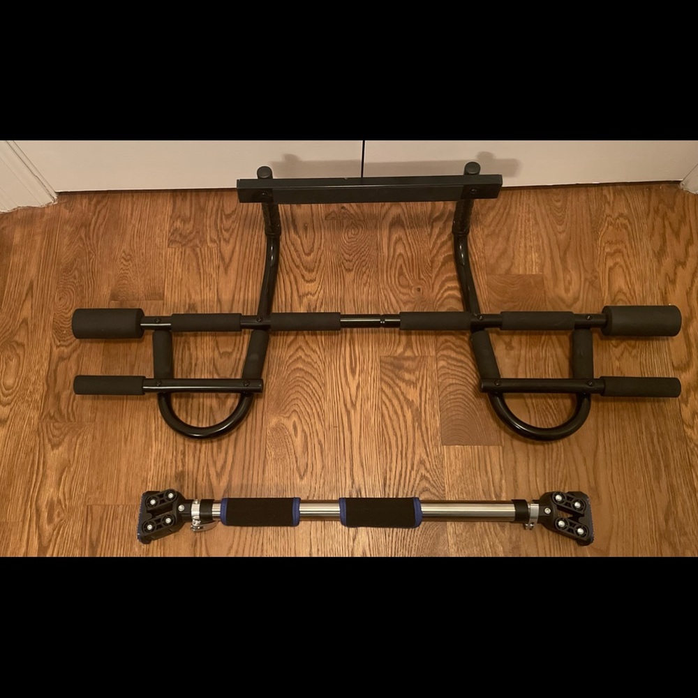 2 PULL UP BARS-OVER DOOR & BETWEEN NEVER USED